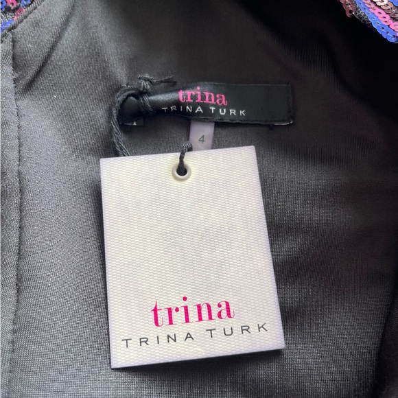 Trina Turk Sequin Mini size 4 - Picture 9 of 11